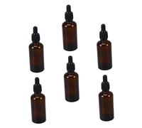 BESTYASH 6pezzi Flaconi Contagocce in Vetro Vuoti Pz Flacone Contagocce per Olio Essenziale Flacone per Profumo Compatto Multiuso per Conservare Liquidi come Sostanze Chimiche Olio e Altro