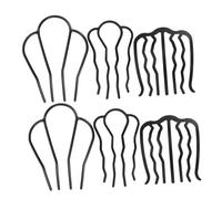 BESTYASH 6pezzi Pettine Per Capelli in Metallo Forcine u Per Chignon Accessori Per Acconciature Vintage Pettini Laterali Per Donna Per Vari Eventi