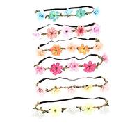 BESTYASH 6pezzi Ti Presento Titolo Per Prodotto Coroncina Floreale Sposa e Arancione Accessori Per Da Matrimonio Eleganti e Comodi Per Donne e Ragazze Questo Titolo Rispetta Tutte Le Linee