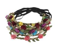 BESTYASH 8 Pezzi Corona di Fiori Sposa Fasce Floreali Elastico Regolabile per Matrimoni Boho Spiaggia e Feste Ragazze