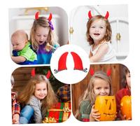 BESTYASH 8pezzi Cerchietti Per Halloween Con Corna Di Diavolo Accessori Divertenti Per Costumi Di Festa e Cosplay Per Festività e Eventi Tema