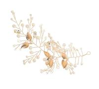 BESTYASH Accessori Per in Cristallo Di Perle Fascia Nozze Riccio Fasce Per Da Donna Chiesa Di Perle Copricapo Da Donna Cerchietti Con Strass D'oro Lega Di Zinco