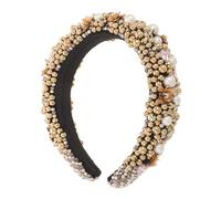 BESTYASH Accessorio Per Capelli Perle e Cristalli Cerchietto Barocco Per Ragazza e Donna Per Feste e Cerimonie Realizzato in Materiale Sicuro e Duraturo