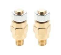 BESTYASH Adattatore Bullone Terminale Batteria Lato in Ottone Kit Estensione per Perno Terminale Positivo Auto Connettore Stabile per Riparazione e Sostituzione Batterie Veicoli