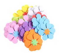 BESTYASH Adesivi Eva per 200 Pezzi Forme a Fiore Colorate Autoadesive in Schiuma per Decorazioni Fai da Te e Miglioramento Abilità Pratiche