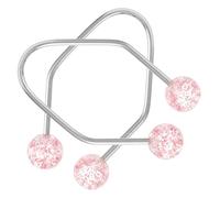 BESTYASH Allenatore di Fossette per Guance e Creatore di Fossette Metalliche, Set da 2 Pezzi, Clip per Esercizi Facciali Sicure e Resistenti, per Donne e Uomini, Uso Quotidiano per Viso