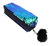 BESTYASH Astuccio per Matite Brillantini Stile Sirena per Ragazze | Poliestere Paillettes, Borsello Multifunzione, Regalo Ragazza, Uso Scuola e Trucco