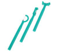 BESTYASH Attrezzo Per Stimolazione Orale in Plastica, Verde, 3 Pezzi, Per L'esercizio Della Mascella e Miglioramento Del Controllo Della Lingua Nei Ragazzo Ragazza