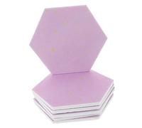 BESTYASH Bacheca di Sughero Esagonale da Parete in Feltro, Set 6 Pezzi, Bacheca per Appunti Multifunzione per Casa, Ufficio e Aula, Pannelli Leggeri Decorativi per Messaggi e Foto