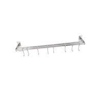 BESTYASH Barra Utensili Cucina in Acciaio Ganci Resistente per Pareti Cucina Supporto Stabile e Facile da Montare