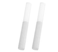 BESTYASH Bastoncini di Cristallo per Ciotole Tibetane 2 Pezzi in Acrilico Bianco Design a Piramide Vuoto per Meditazione e Performance Musicali