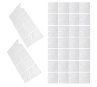 BESTYASH Bavaglini Monouso per la Rasatura della Barba 60 Pezzi Raccogli Peli da Barba per Lavandino e Vasca da Bagno Copri Scarico Igienico per Uomo Adatti per Uso Domestico e Barbieri