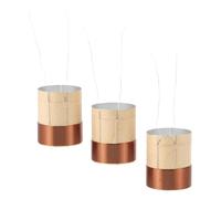 BESTYASH Bobina Mobile in Filo di Rame 3.5ω per Altoparlante Woofer 25.5mm 3 Pezzi Elevata Conducibilità e Durata Migliorata per Riparazione Audio e Uso Domestico