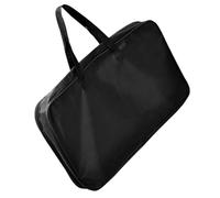 BESTYASH Borsa per Leggìo Musicale Nera Oxford, Maniglia | Protezione Contro Graffi e Abrasione, Chiusura Lampo e Cuciture Robuste, per Viaggio e Lezioni di Musica