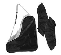 BESTYASH Borsa Porta Scarpe Rotelle in Oxford Resistente Custodia e Copriscarpe Colore Nero per Uso Outdoor e Facile Pulizia