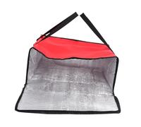 BESTYASH Borsa Termica per Pizza e Alimenti Cerniera, Sacchetto Isolante 50x50x20,5 Cm Non Tessuto, Leggera e Resistente per Consegna e Trasporto Cibo Caldo e Freddo