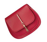 BESTYASH Borsa Tracolla Donna Fringe in Ferro Stile Semplice alla Moda in Pelle Pu Leggera per Shopping e Party
