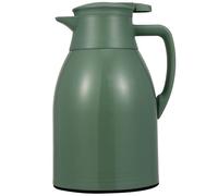 BESTYASH Bottiglia Termica per Acqua Calda 1l Verde Soft, Borsa Termica Isolante Leggera e Portatile, Bollitore per Mantenimento Calore Uso Quotidiano e Viaggio