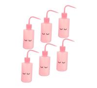 BESTYASH Bottiglie Pulizia Ciglia 250ml Set 6 Comprimibili Bocca Curva Per Controllo Vuoti Per e Domestico Per Estetiste e Make-up Artist