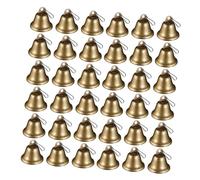 BESTYASH Campanelli Stile retrò Classico e Unico in Metallo Vintage 40 Pezzi Suono Duraturo e Scintillante Decorazioni Natalizie per Feste e Artigianato Casa