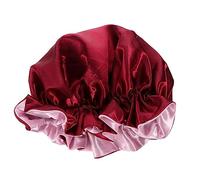 BESTYASH Cappello Notte Satin Regolabile Due Strati per Dormire Protezione per Comfort Assoluto per Tutti Tipi Mantiene Lucentezza e Idratazione