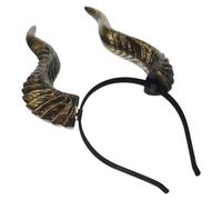 BESTYASH Cerchietto Corna Diaboliche Regolabile in Resina Leggero per Cosplay Halloween Feste a Creativo Unisex