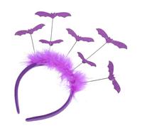 BESTYASH Cerchietto Forma di Pipistrello per Halloween Fascia per Capelli Decorativa in Non e Materiale Piumato Accessorio per Feste e Cosplay