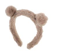 BESTYASH Cerchietto per Capelli Forma di Orso di Peluche Regolabile Accessorio per Capelli per Lavare Viso Applicare Maschere Usi Multipli Orecchie di Animale Peloso