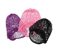 BESTYASH -chignon All'uncinetto 3 Pezzi: Elastiche Per Donne - Fasce Per Comode E Leggere Per Dormire E Ballare
