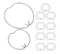 BESTYASH Clip a Molla di Fissaggio per Faretti Mr11 Mr16, Set 20 Pezzi in Acciaio per Illuminazione da Incasso, Chiusura Sicura per Lampade da Interno e Sistemi di Luce Multi-Posizione