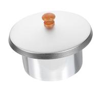 BESTYASH Contenitore Riscaldatore Per Cera in Alluminio Antiaderente Con Coperchio, Set 2 Pezzi Da 600cc, Per Ceretta Depilatoria Professionale, Pratico e Compatto Per Uso Domestico e Salone