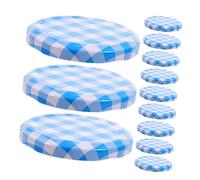 BESTYASH Coperchi per Barattoli per Conserve a Tenuta Stagna in Metallo 63 Mm, Tappi Riutilizzabili per Barattoli di Vetro, Copertura Protettiva per Marmellate e Sottaceti, Set da 50 Pezzi