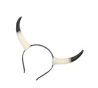 BESTYASH Copricapo Di Corno Corna e Coda Del Diavolo Corna Di Halloween Copricapo Di Corna Fascia Animale Fasce Per La Testa Fascia Per in Corno Di Bue Corna Di Montone Tricorno Pu