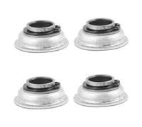 BESTYASH Cuscinetti a Sfere per Ruote Anteriori Sedia a Rotelle 4 Pezzi Set Accessori Forcella Stelo Ricambio per Sedie a Rotelle Manuali Miglioramento Mobilità e Stabilità Uso Quotidiano