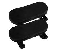 BESTYASH Cuscino Posturale per Sedia Ufficio Nero 2 Pezzi con Supporto Braccioli Ergonomico per Poltrona da Ufficio e Comfort Migliorato per Back To School Party
