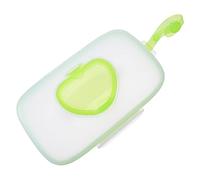BESTYASH Custodia Portatile e Facile da Aprire per Salviette Umide Scatola Dispenser Verde in Pp Riutilizzabile per Ragazzo Ragazza per Culle e Borse della Spesa