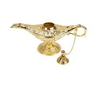 BESTYASH Decorazione Retrò Lampada Magica in Lega di Zinco Oro Stabile e Creativa per Tavolo o Libreria come Oggetto Decorativo Chic la Casa