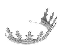 BESTYASH Diadema D'epoca Dei Discendenti Re Per Gli Uomini Parte Superiore Della Pesante Per Bouquet Di Fiori Targaryen Argento Metallo