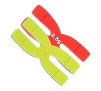 BESTYASH Disco Zavorrato 0,5g per 2 Pezzi per Racchetta da Tennis Nastro in Silicone a Forma H, per Bilanciamento e Stabilità della Racchetta, Accessorio per Giocatori di Ogni Livello