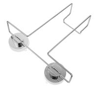 BESTYASH Elegante portariviste senza foratura, con funzione di aspirazione per bagno e cucina, in acciaio inox, per riporre le riviste ordinatamente