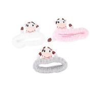 BESTYASH Fasce Per Elastiche in Tema Bianco Rosa Grigio Adatte Per Trucco Sport e Usi Quotidiani