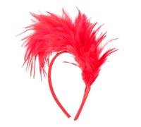 BESTYASH fascia di fasce di pennacchio fasce per le donne Cerchietti di hair charms bandana fermaglio per a pennacchio banda per decorativa fil di ferro rosso