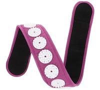 BESTYASH Fascia per Agopressione Portatile Punti Massaggianti, Fascia per Massaggio al Collo Multiuso, Accessorio Yoga Rilassante Leggera e Resistente per Uso Quotidiano