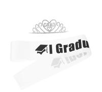 BESTYASH Fascia Per Anziani e Per Laureati Kit Fascia e Per Laureati Mi Sono Laureato e in Resistente Per Celebrazioni e Regali