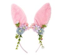 BESTYASH Fascia Per Coniglietta Accessori Per Con Orecchie Da Coniglio Fascia Per Con Orecchie Da Coniglio Costume Cosplay Animale Fascia Cosplay Rosa Tessuto