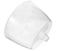 BESTYASH Grattugia per Formaggio Rotante Cupola in Acrilico Trasparente Copri Formaggio Manico Ergonomico Utensile Manuale e Cioccolato Accessorio Cucina per Conservazione e Presentazione