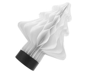 BESTYASH Lampada Albero di Natale Nido d Ape Decorazione Origami da Tavolo per Feste Albero Pieghevole Luminoso per Centrotavola Notturna Natalizia