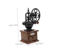 BESTYASH Macinacaffè Manuale Vintage per Chicchi Caffè e Design Compatto per Uso Viaggio Aroma Preservato e Facil Usare