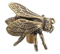 BESTYASH Manopola in Ottone a Forma di Ape, Stile Vintage per Cassetti | Finitura Lucida, Resistente All'usura, per Comò e Arredi Classici, per Interni Domestici Raffinati