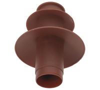 BESTYASH Mini Fontana di Cioccolato Ricambio Albero a Spirale Doppio Livello, Accessorio per Macchina Fonduta Elettrica, Torre Sostitutiva per Fontana Fonduta Domestica